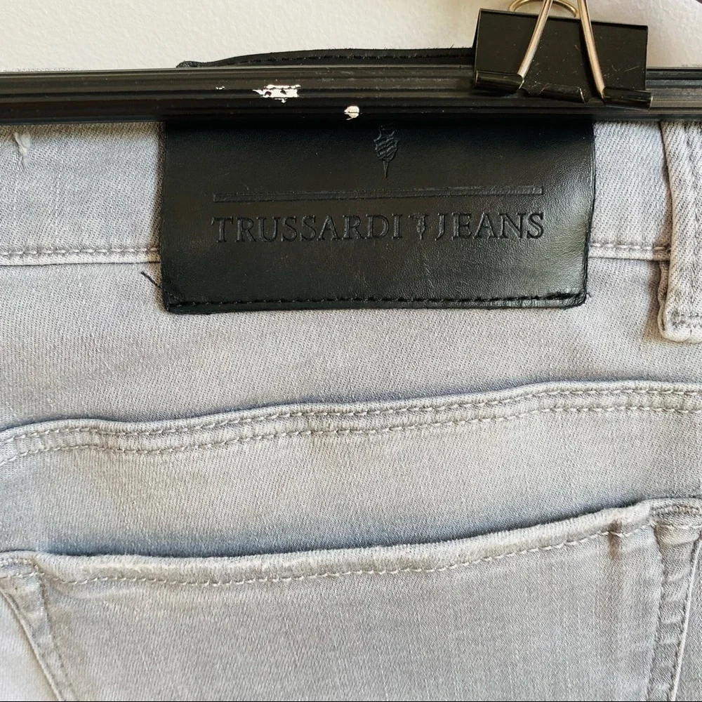 Trussardi Men’s slim jeans in gray Size 31